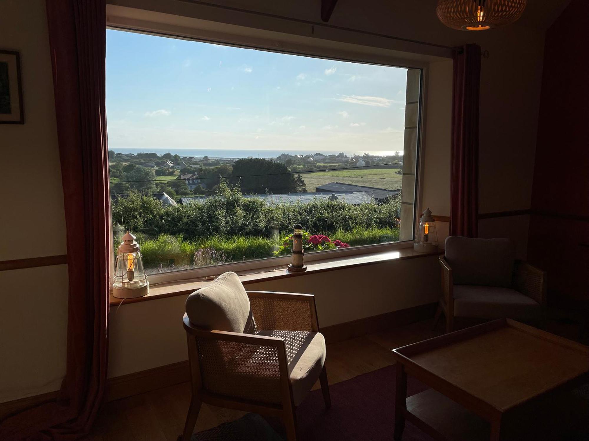 Maison De Charme Vue Sur Mer Pour 6 Pers Quinéville Buitenkant foto