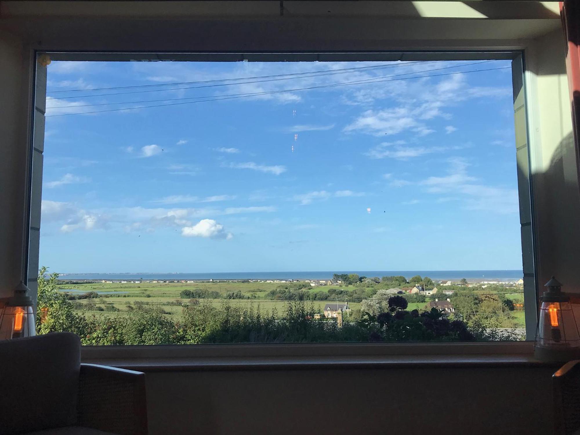 Maison De Charme Vue Sur Mer Pour 6 Pers Quinéville Buitenkant foto
